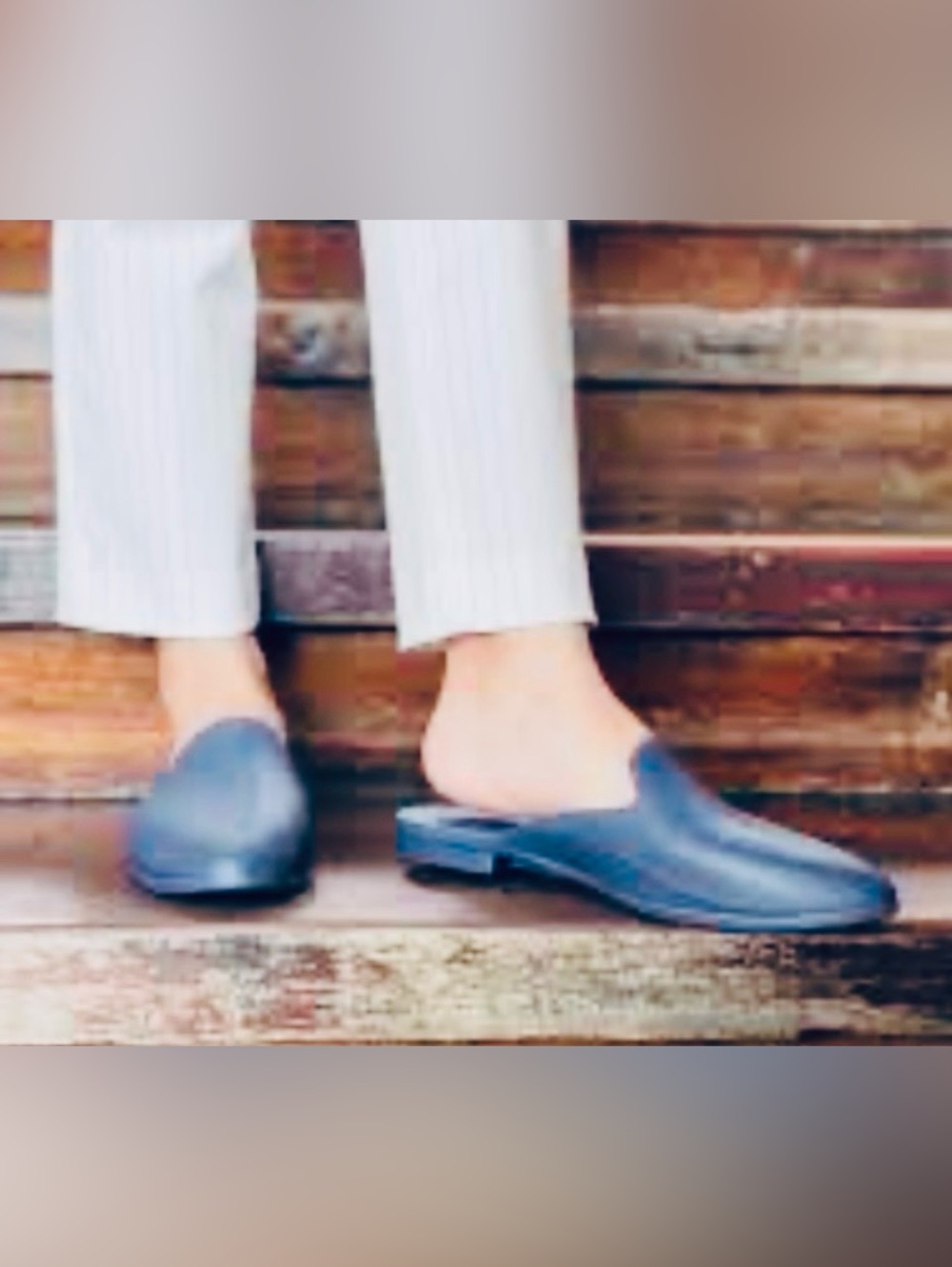 🆕 Native Size 8 Women’s Ava Bloom Mules in Not So Blue Skies Colour
